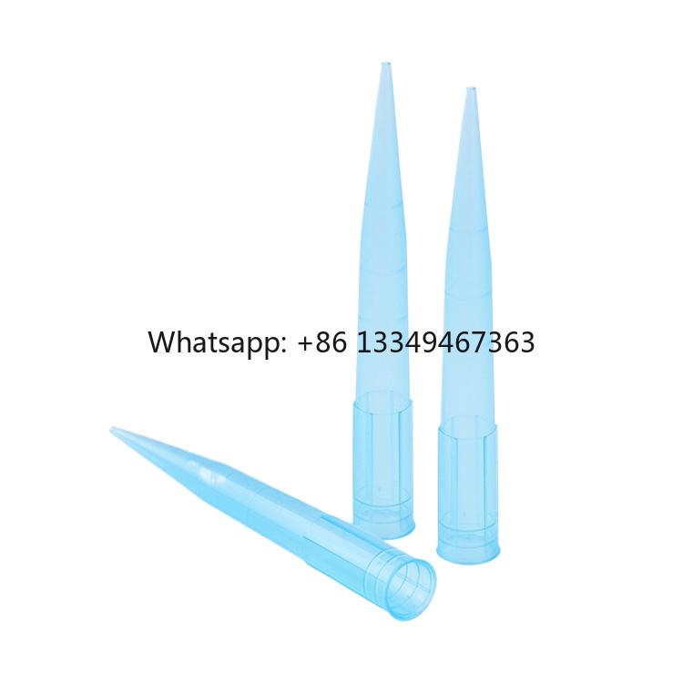 Lab Pipette Tip - Wegwerp blauwe filterpipetpunten 1000ul Plastic micropipetpunten