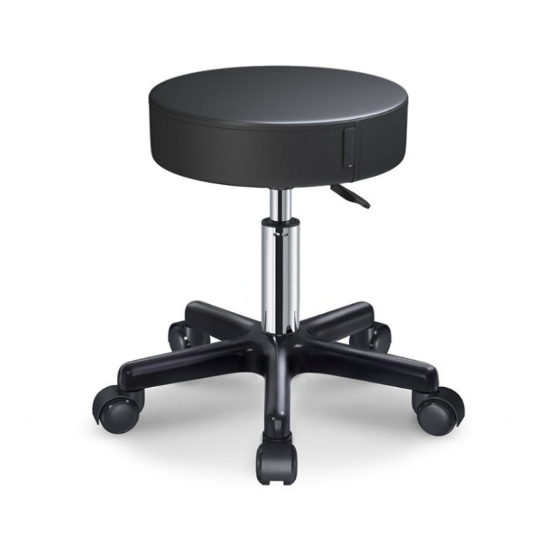 Medical Lab Chair - Rolstoel met wielen PVC-leer Grote zitkruk