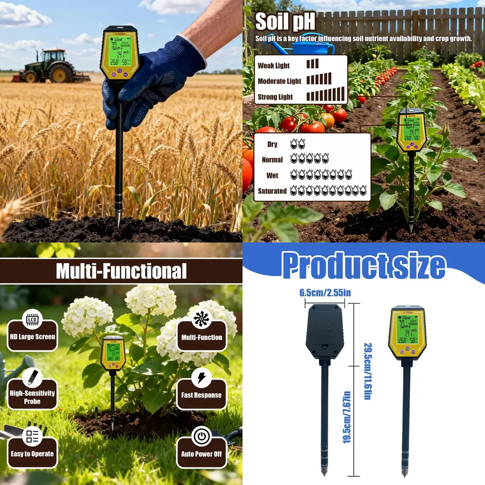 Ph Meter - WAP01 Nieuwe Hoge Nauwkeurigheid Bodemtester PH