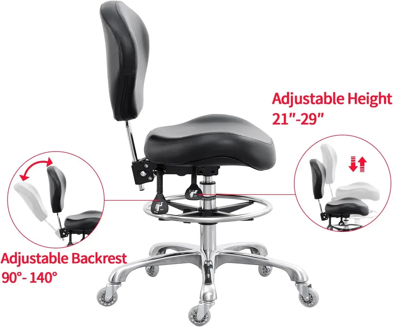 Tekeningstoel Verstelbare hoge - Medical Lab Chair recensie en prijs