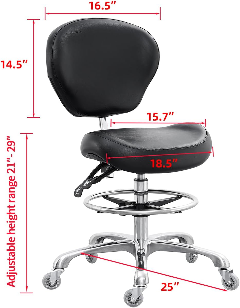 Tekeningstoel met rugleuning,  - Medical Lab Chair recensie en prijs